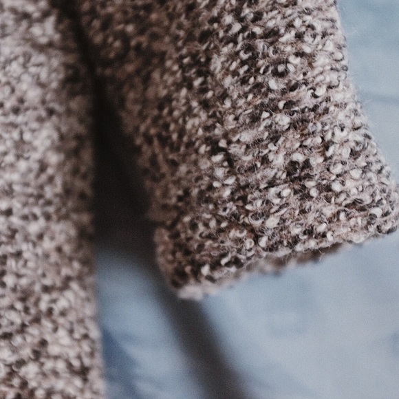 Abercrombie & Fitch Grey Collarless Coat - Size S - Picture 5 of 7